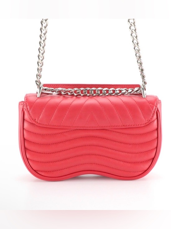 Louis Vuitton New Wave Chain Link Two-Way Bag in Red Quilted Calfskin Leather - Picture 4 of 11